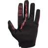 palma de los Guantes de bicicleta Fox Ranger Lunar Mujer en color rosa con logo Fox en negro