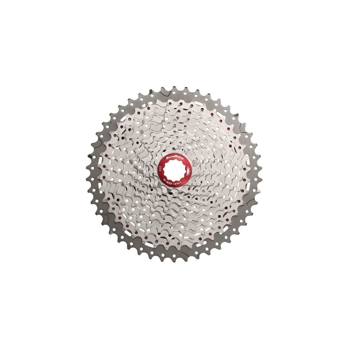 Cassette Sunrace 11v 11-42 dientes CSMX8 plata CSMX8 EAY-BOX M