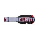 cinta de Máscara Leatt Velocity 4.5 Royal lente transparente 83% | rojo y blanco