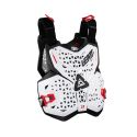 Peto de protección para bicicleta de enduro o descenso Leatt 2.5 en color blanco