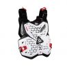Peto de protección para bicicleta de enduro o descenso Leatt 2.5 en color blanco