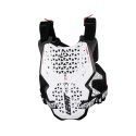 espaldera del Peto de protección para bicicleta de enduro o descenso Leatt 2.5 en color blanco