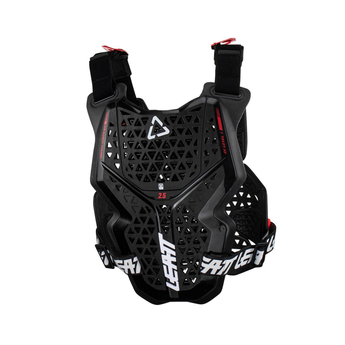 espaldera del Peto de protección para bicicleta de enduro o descenso Leatt 2.5 en color NEGRO