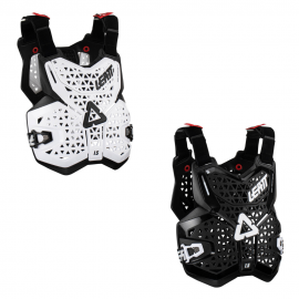 Peto de protección para bicicleta de enduro y descenso barato Leatt 1.5 color negro / blanco talla única