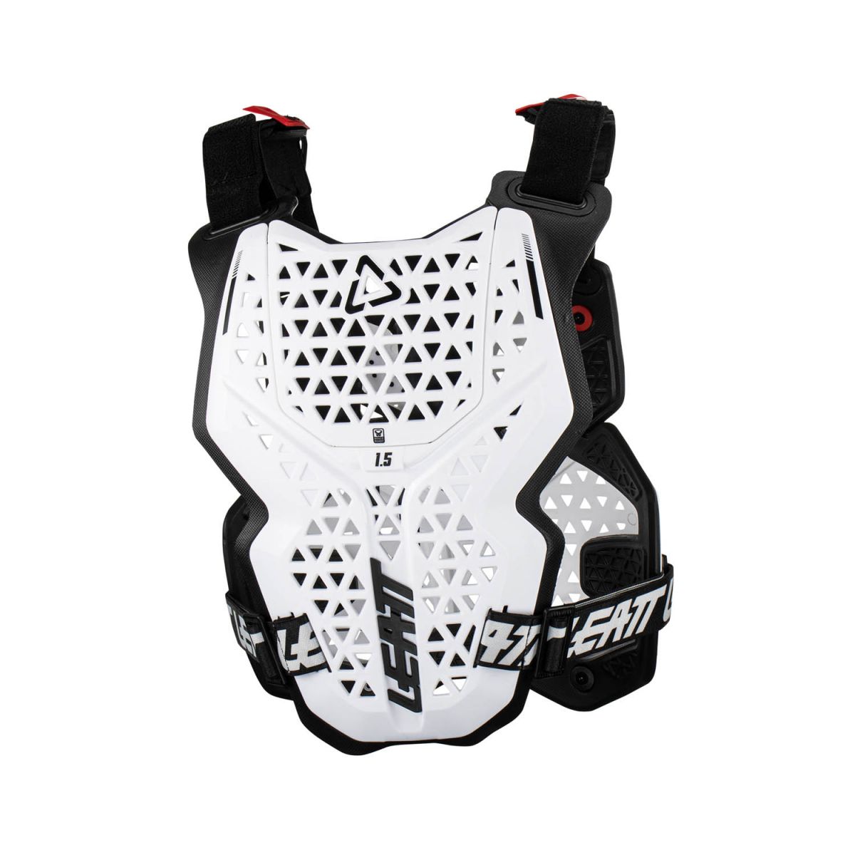 espalda de Peto de protección para bicicleta de enduro y descenso barato Leatt 1.5 color blanco talla única