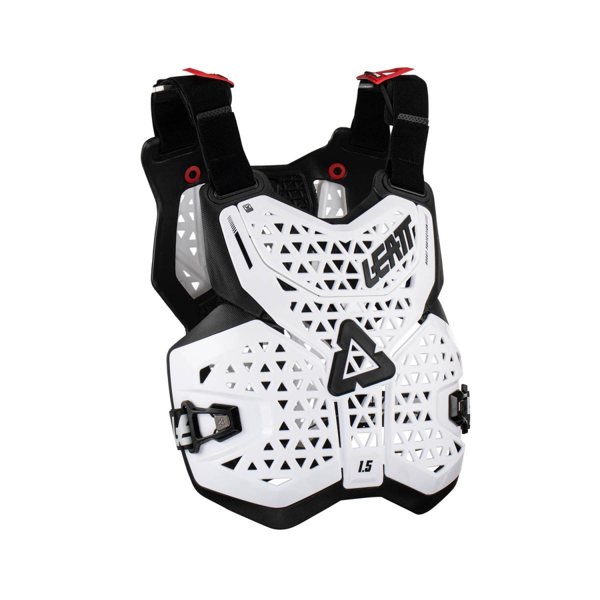Peto de protección para bicicleta de enduro y descenso barato Leatt 1.5 color blanco talla única