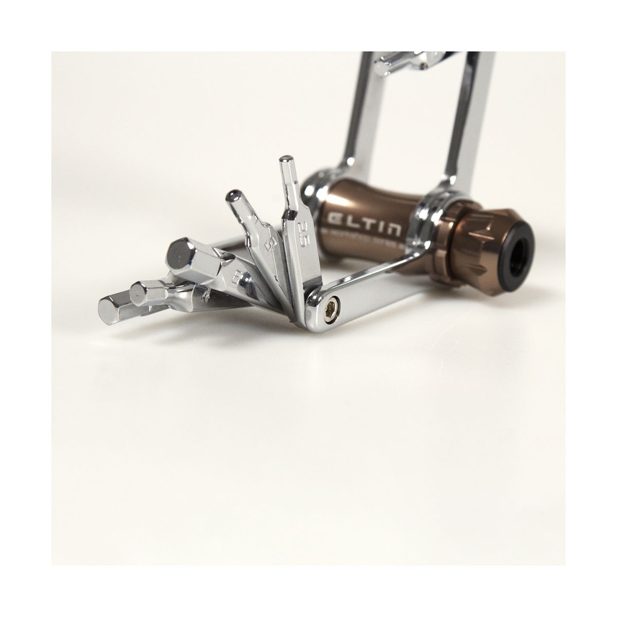 Multi herramientas para bicicleta o ciclismo Eltin 10 funciones con  adaptador de inflado C02 con llave torx