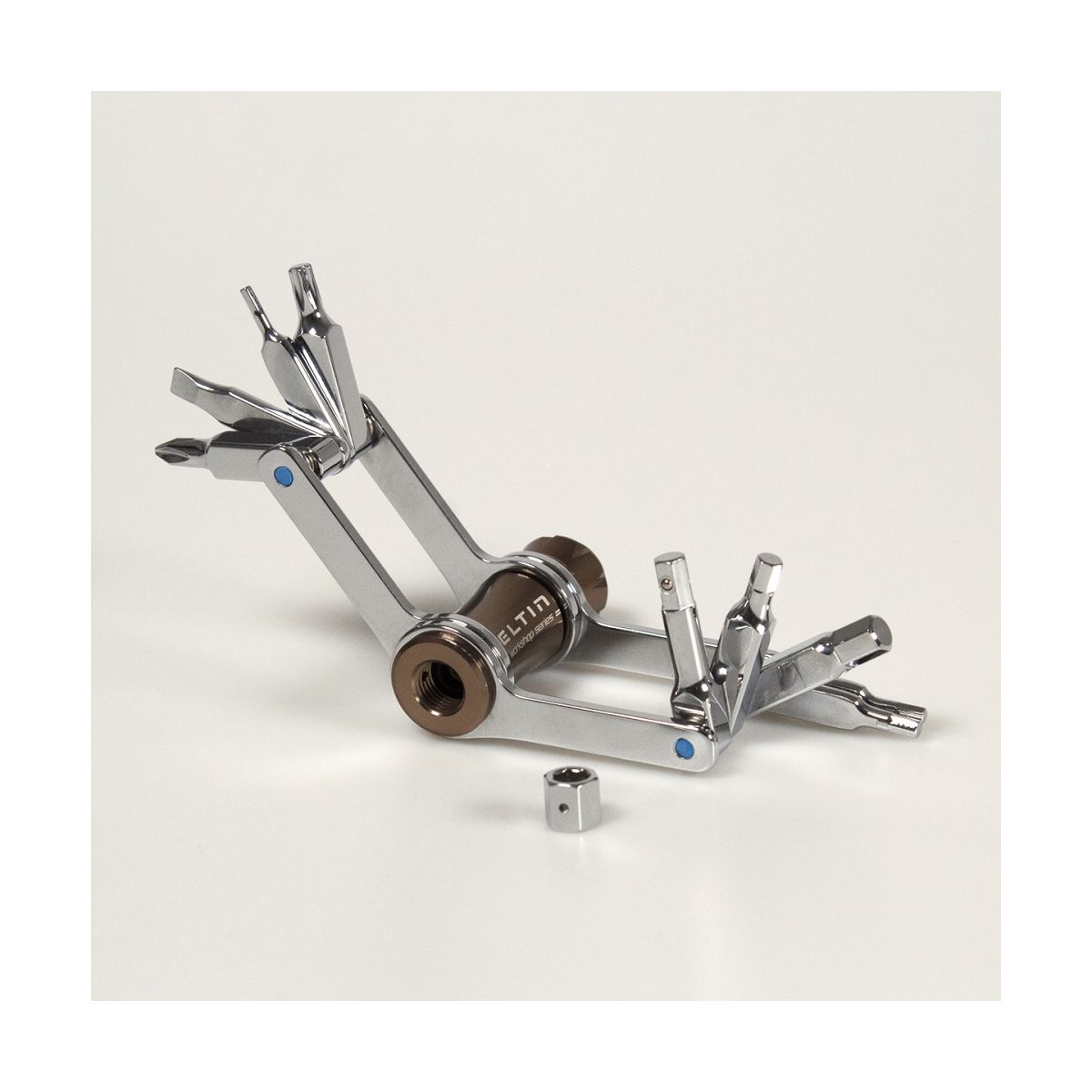 Multi herramientas para bicicleta o ciclismo Eltin 10 funciones con  adaptador de inflado C02 con llave torx y de pedales