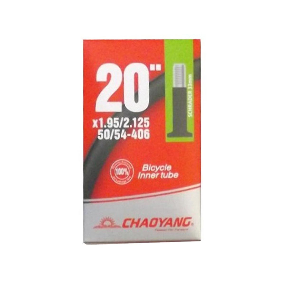 Cámara de bicicleta de 20"  de pitorro grueso de moto Chaoyang 20x1.95/2.125 AV