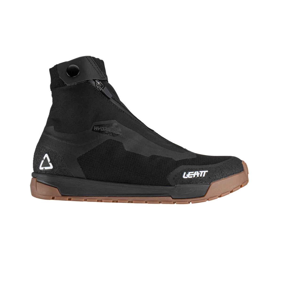 vista lateral de Zapatillas Leatt 7.0 HydraDri Flat impermeable para pedal de plataforma | invierno | bota alta