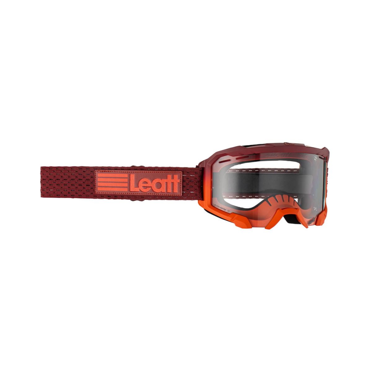 Máscara Leatt Velocity 4.0 MTB Flame lente transparente 83% | color rojo | LB8023020620