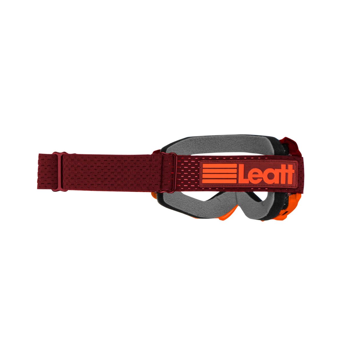 cinta roja de Máscara Leatt Velocity 4.0 MTB Flame lente transparente 83% | color rojo | LB8023020620