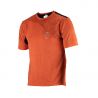 Camiseta técnica de manga corta Leatt Mtb Trail 1.0 flame para mtb enduro  all mountain  trail color rojo