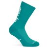 Calcetines altos de ciclismo de carretera o mtb Pacific and Co GOOD VIBES Lake | azul | verde | menta