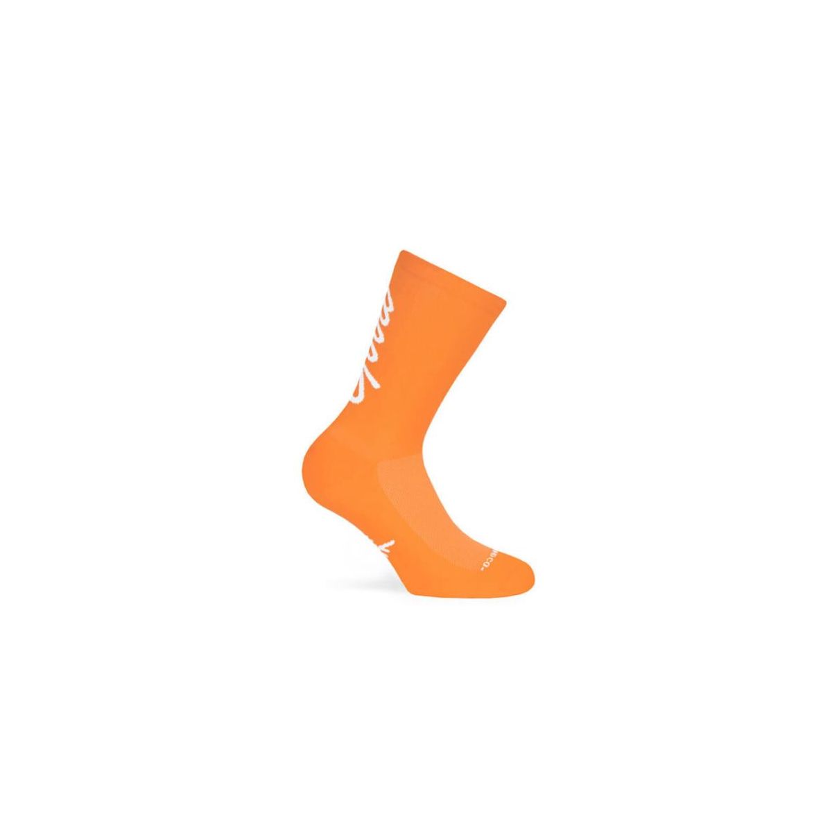 Calcetines altos de ciclismo de carretera y mtb Pacific and Co GOOD VIBES Orange | Naranja