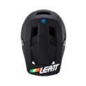 vista aerea del Casco integral de descenso mtb o enduro Leatt MTB Gravity 1.0 2023 en color negro