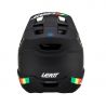 parte trasera del Casco integral de descenso mtb o enduro Leatt MTB Gravity 1.0 2023 en color negro