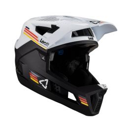 Casco Integral de enduro ligero con mentonera desmontable Leatt Enduro 4.0 V23 en color blanco y negro