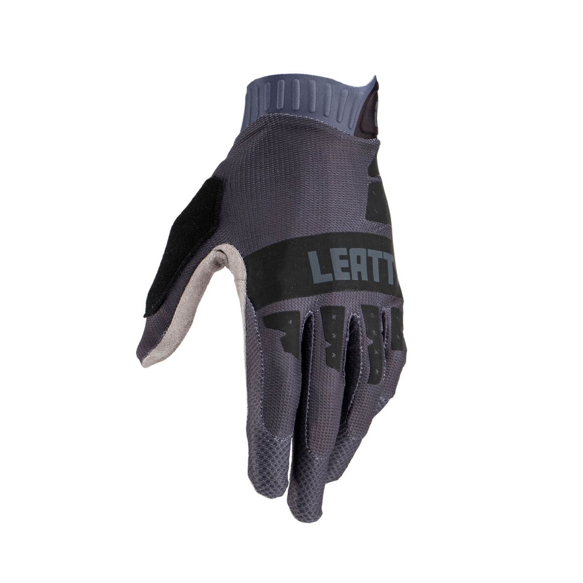 Guantes de bicicleta mtb enduro trail Leatt MTB 2.0 X-Flow en color negro y gris