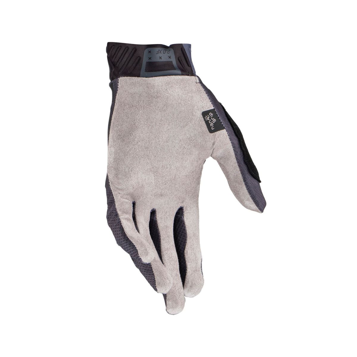 palma de los Guantes de bicicleta mtb enduro trail Leatt MTB 2.0 X-Flow en color negro y gris