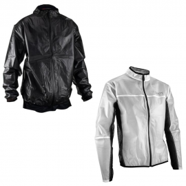 Chubasquero impermeable Leatt en color ahumado negro y color transparente para descenso enduro y motocross