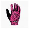 Guantes Muc-Off Mtb lightweight mesh en color rosa y negro con calaveras y rayos