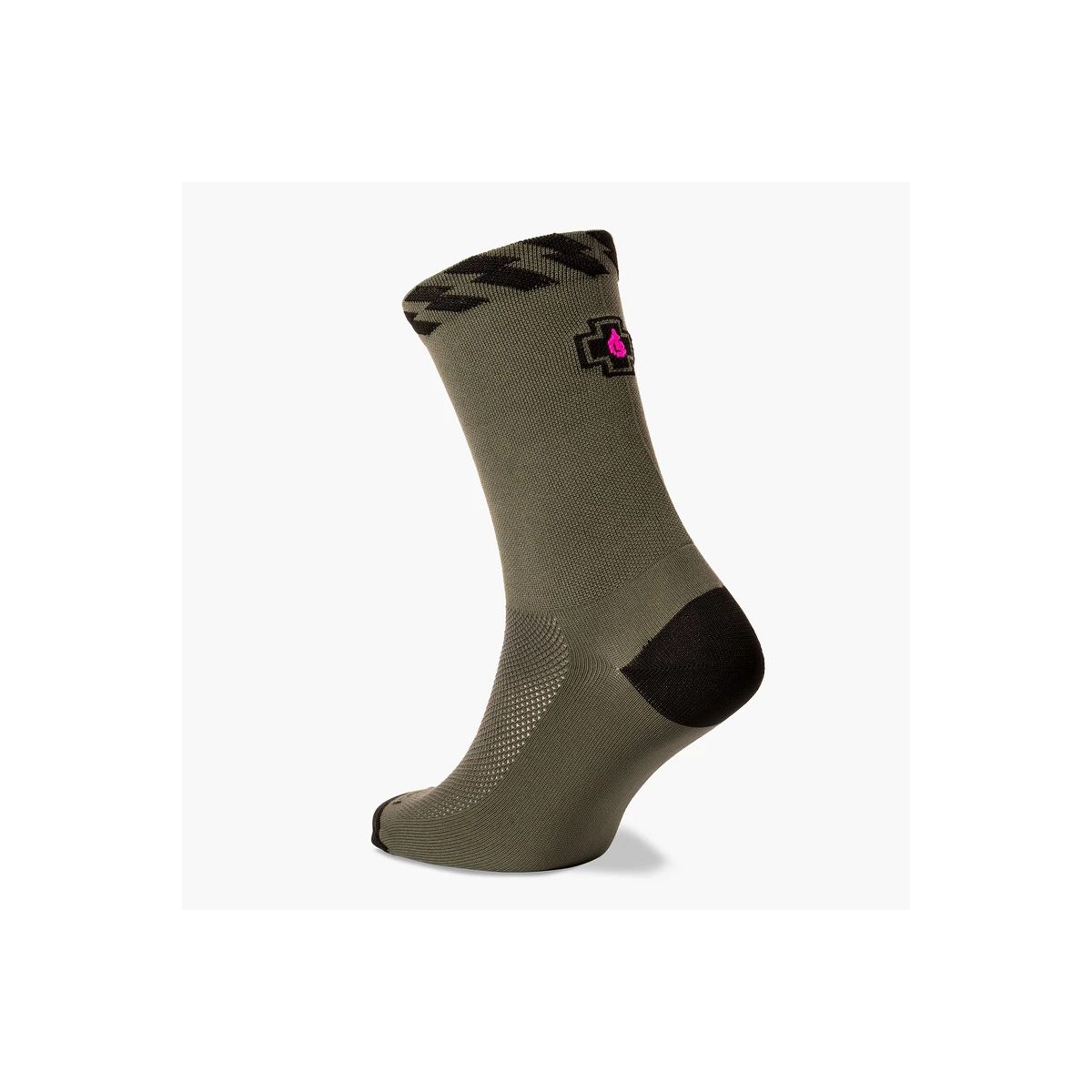 Calcetines MTB de bicicleta Muc-Off técnicos color verde