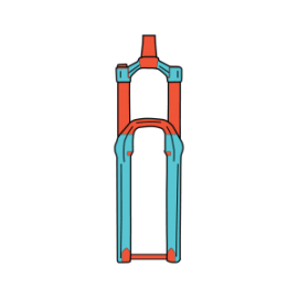 Protector de horquilla Ride Wrap Tailored Rock Shox Zeb 29" 2020 en adelante