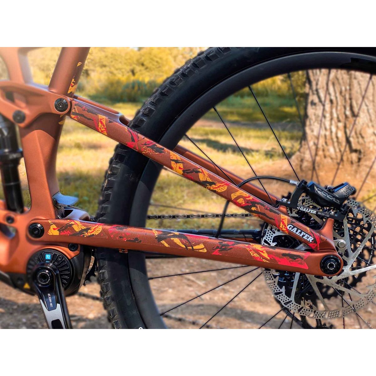 Protector Cuadro Bici Ams Frame Guard Extra - Red Bull Rampage Yellow —  Ebike-On