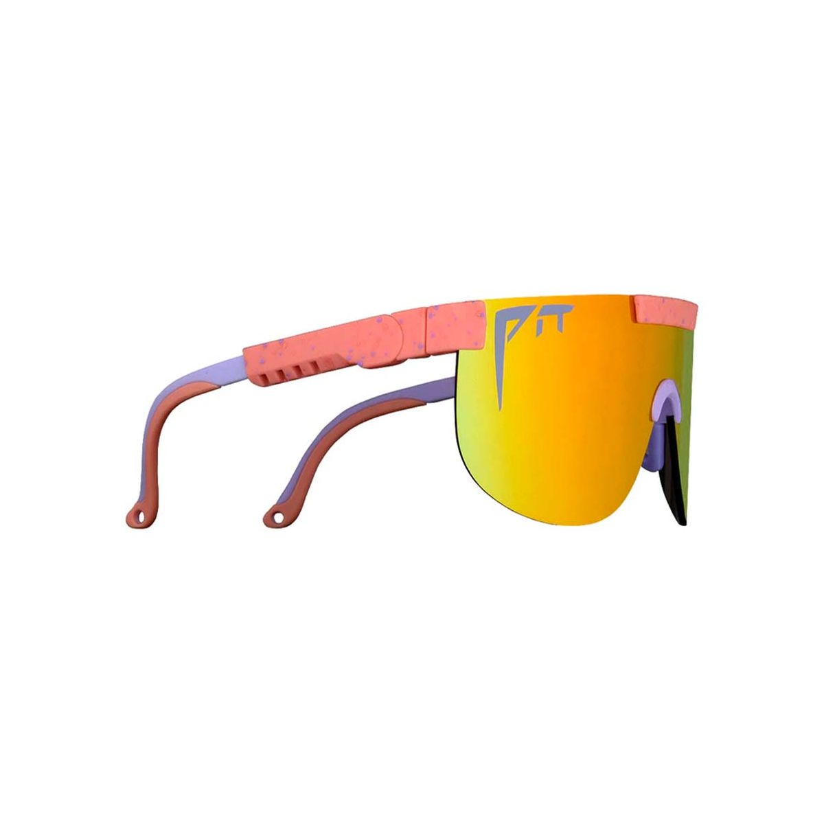 montura rosa de las Gafas Pit Viper The Slammin elliptical