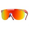 Gafas de sol para bicicleta o de playa Pit Viper The Slammin elliptical con cristal rojo y amarillo