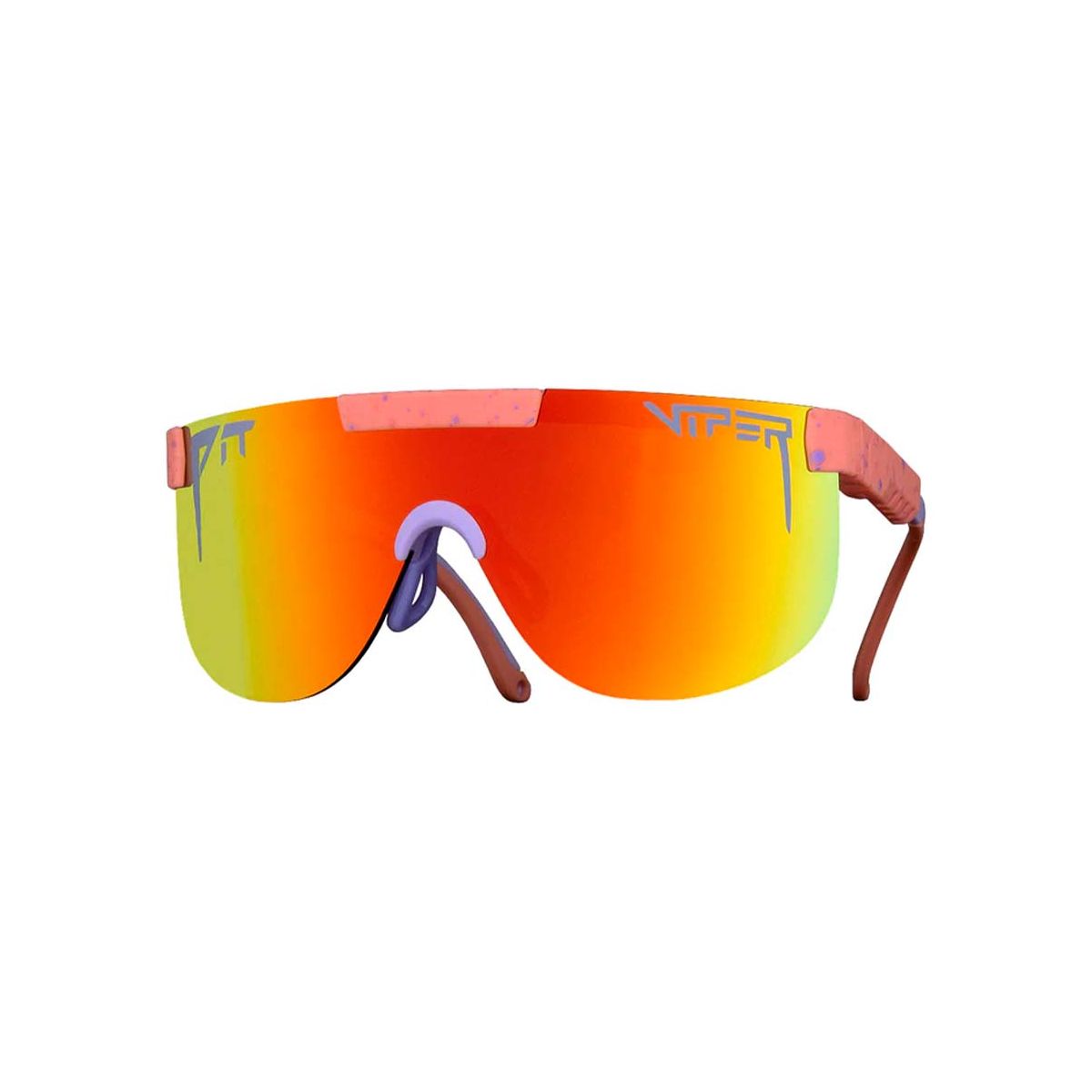 Gafas de sol para bicicleta o de playa Pit Viper The Slammin elliptical con cristal rojo y amarillo