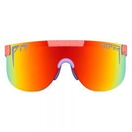 lente espejo arcoiris rojo y amarillo de las Gafas de sol Pit Viper The Slammin elliptical