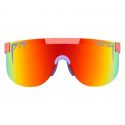 lente espejo arcoiris rojo y amarillo de las Gafas de sol Pit Viper The Slammin elliptical