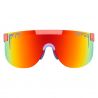 lente espejo arcoiris rojo y amarillo de las Gafas de sol Pit Viper The Slammin elliptical