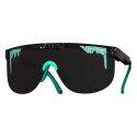Gafas de sol Pit Viper The Thundermint elliptical con cristal ahumado en color negro y azul