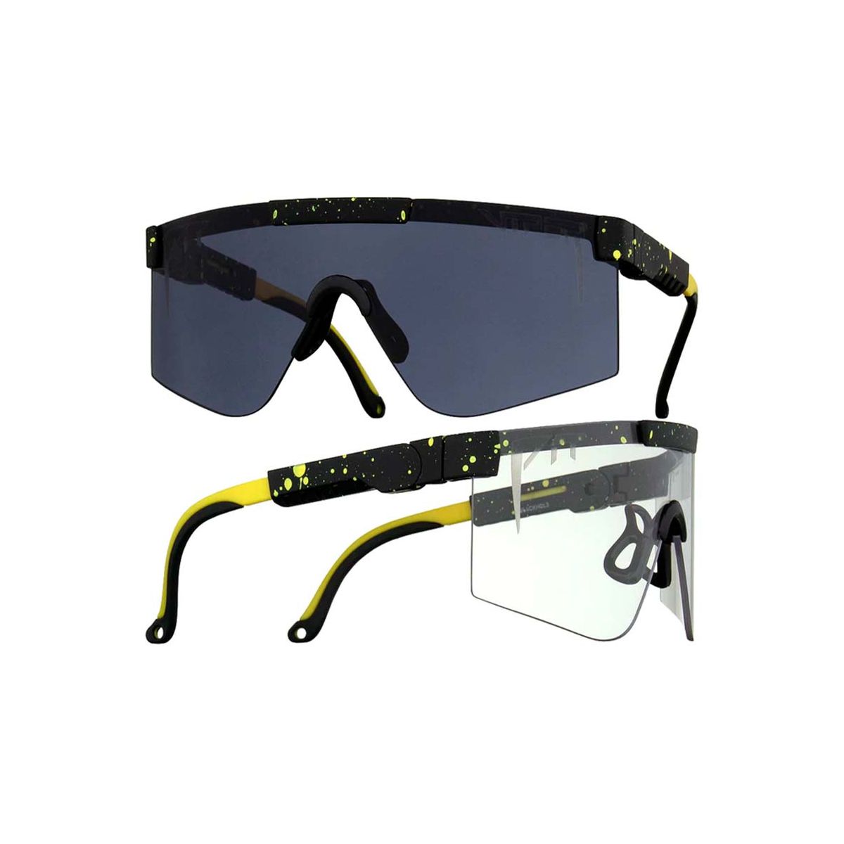 Diferencia de lente Gafas Pit Viper 2000s The Cosmos Photochromic lente fotocromática puestas en persona