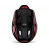 parte superior del Casco de enduro integral con mentonera desmontable Met Parachute MCR en color ROJO/NEGRO