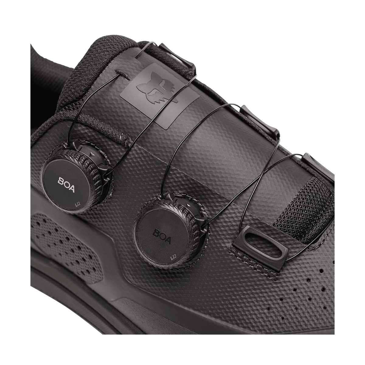 Sistema doble boa li2 FOX Union Boa en color negro 29353-001