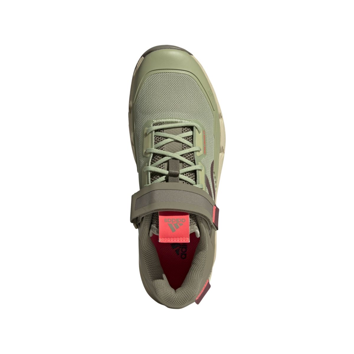 vista superior de Zapatillas para pedal automático de mtb enduro / trail Five Ten Trailcross Clip-in tallaje de Mujer | Verde