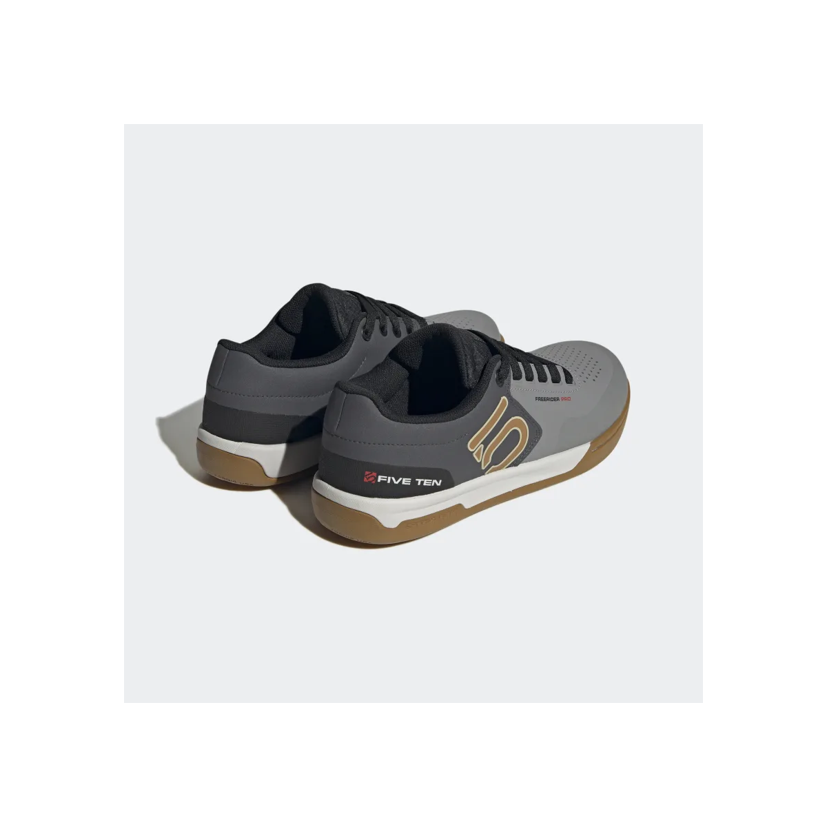 trasera de las Zapatillas de bicicleta mtb Five Ten Freerider Pro color Gris/marrón pedal de plataforma | HQ1085