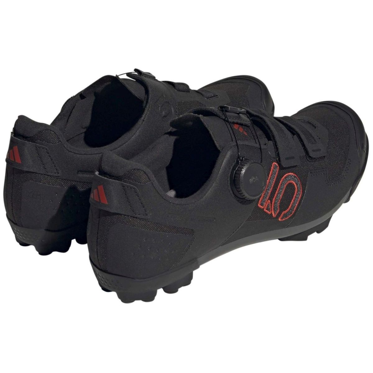 vista trasera de las Zapatillas de mtb XC para pedal automático Five Ten Kestrel Boa en color negro | GW9431 | Marathon | trail