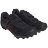 vista lateral de las Zapatillas de mtb XC para pedal automático Five Ten Kestrel Boa en color negro | GW9431 | Marathon | trail