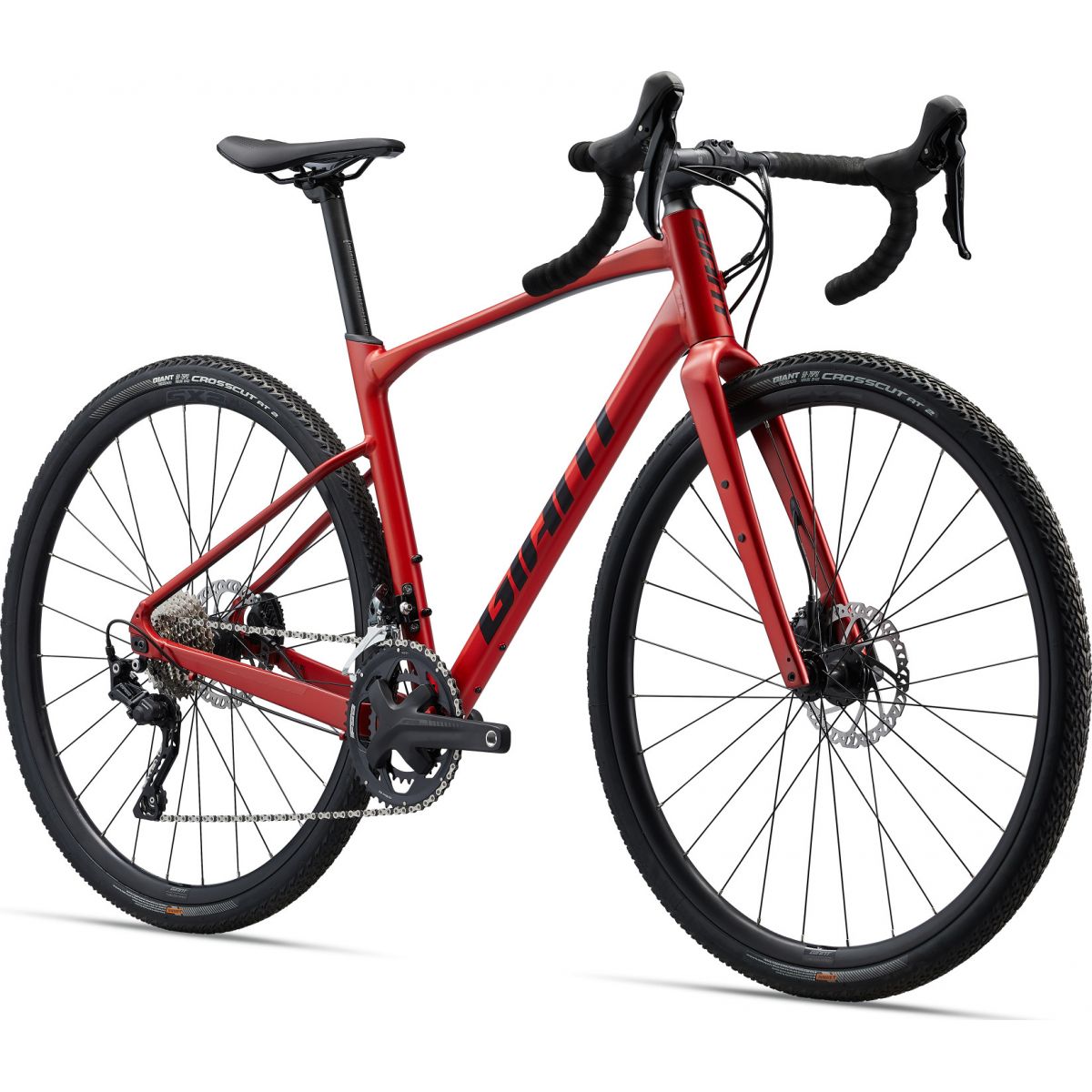 Bicicleta de gravel Giant Revolt 1 2023 color rojo de aluminio barata