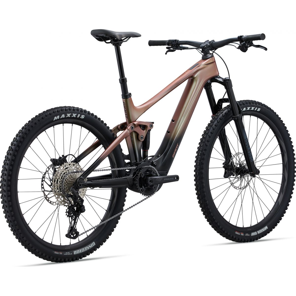Bicicleta eléctrica de trail enduro ligera full power Giant Trance X Adv E+ Elite 3 con batería de 400wh y motor de 85nm