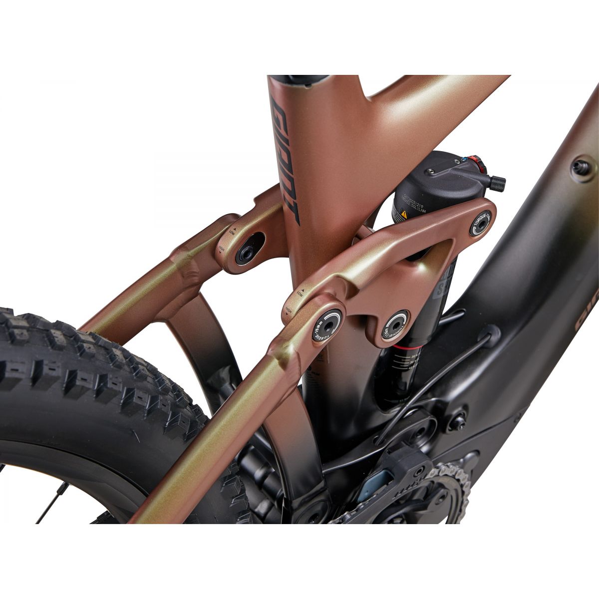 geometría variable flip chip Bicicleta eléctrica ligera full power Giant Trance X Adv E+ Elite 3