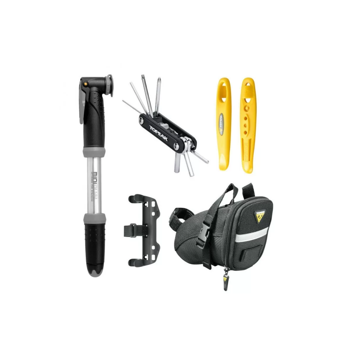Kit de accesorios bomba y multi herramientas Topeak Deluxe Cycling TC2407