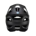 trasera del Casco integral Leatt MTB Enduro 2.0 V23 con menton desmontable en color negro