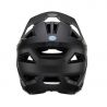 trasera del Casco integral Leatt MTB Enduro 2.0 V23 con menton desmontable en color negro
