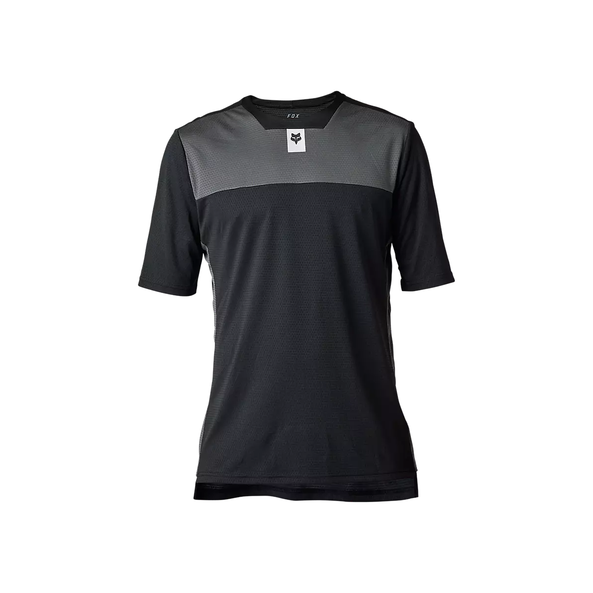 Camiseta técnica de manga corta Fox Defend SS para enduro, descenso o ebike | negro y gris |  30998-001